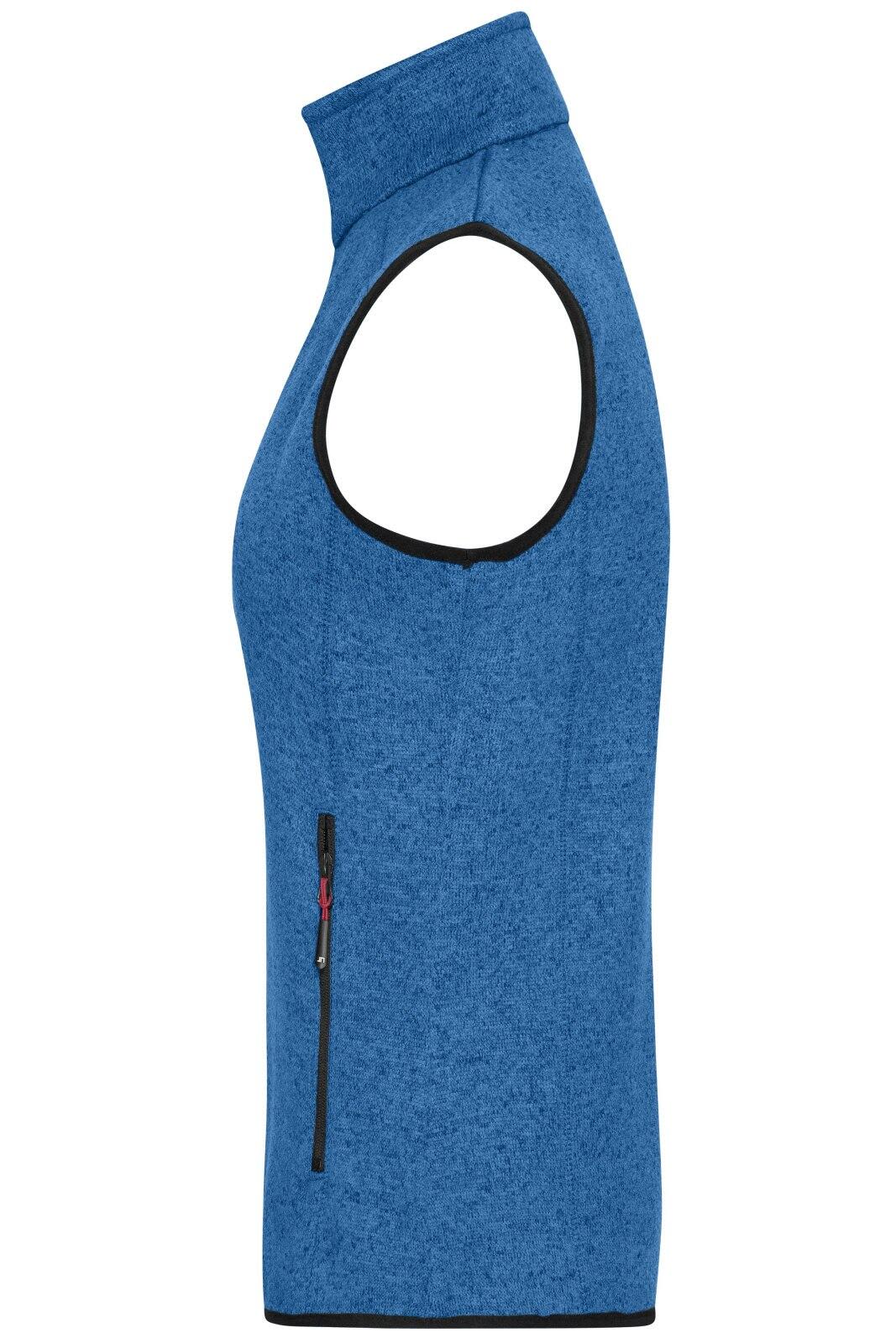Mens Knitted Fleece Vest