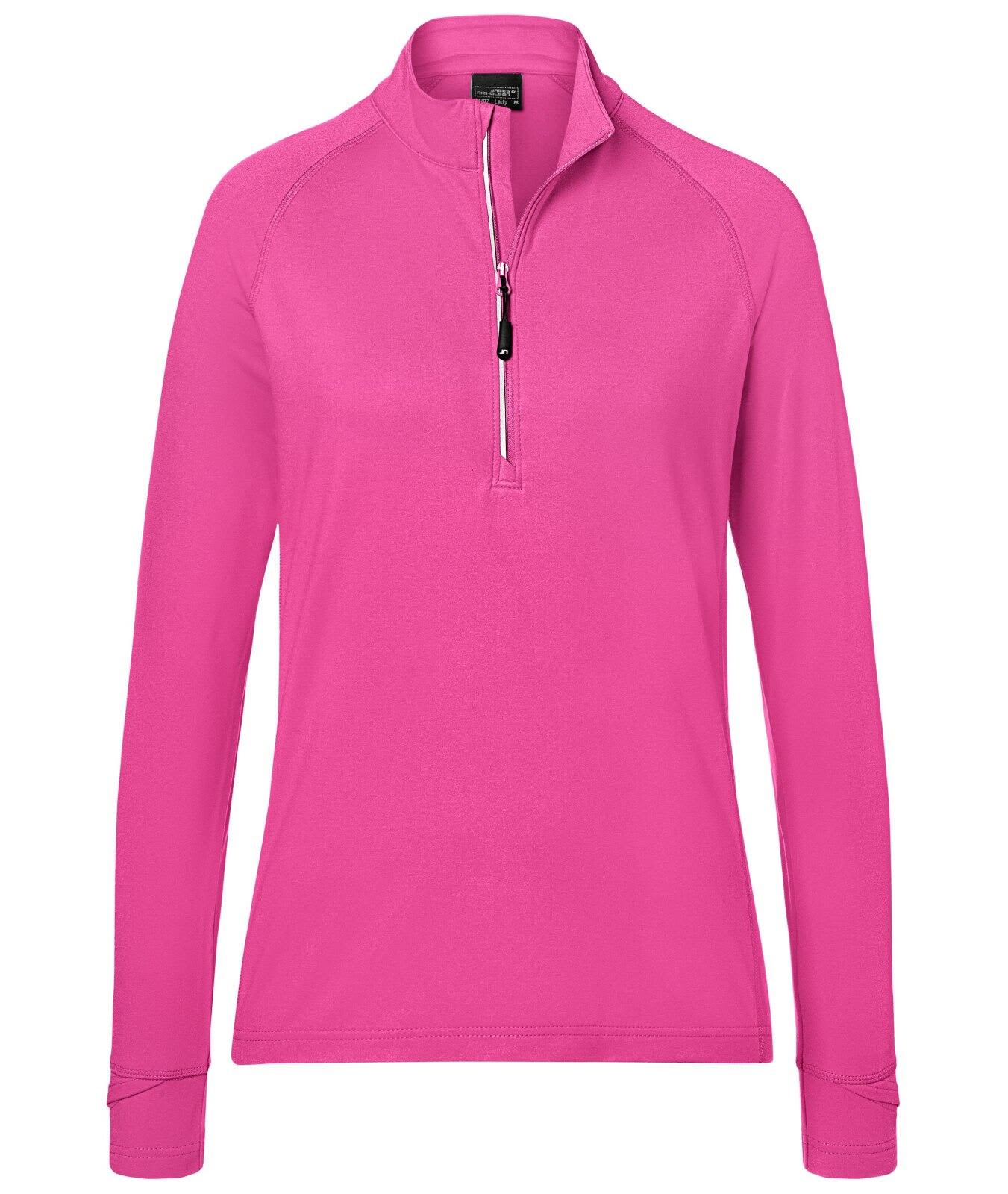 Ladies Sports Shirt Halfzip