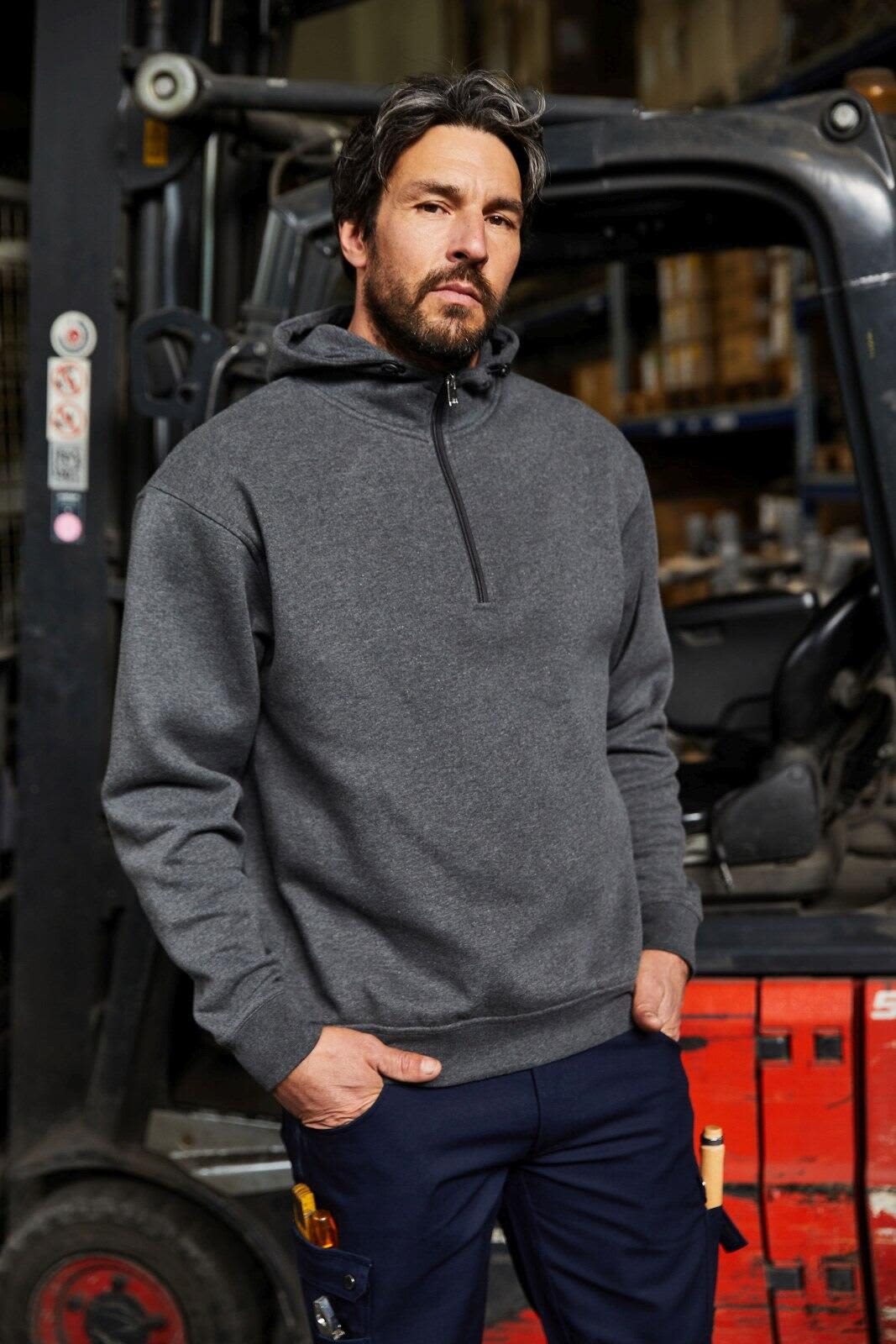 BIO Workwear-Half Zip Hoodie