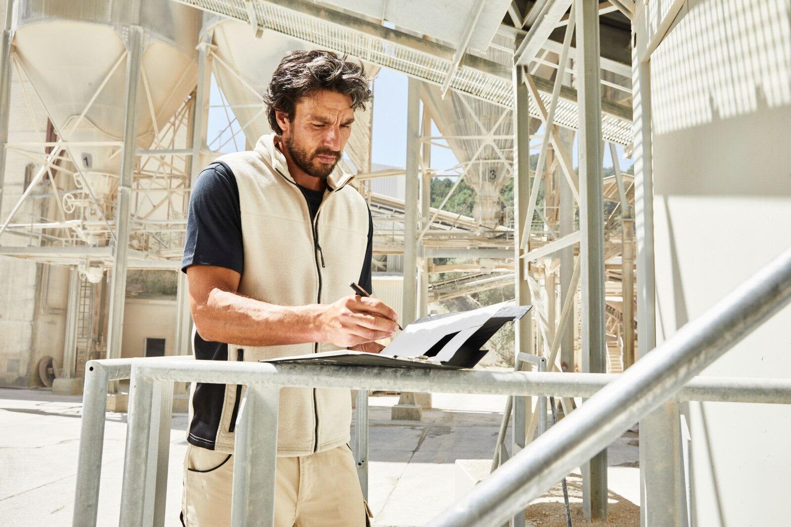 Mens Workwear Fleece Vest
