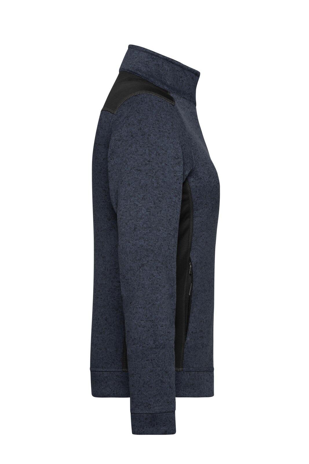 Ladies Knitted Workwear Fleece Jacket