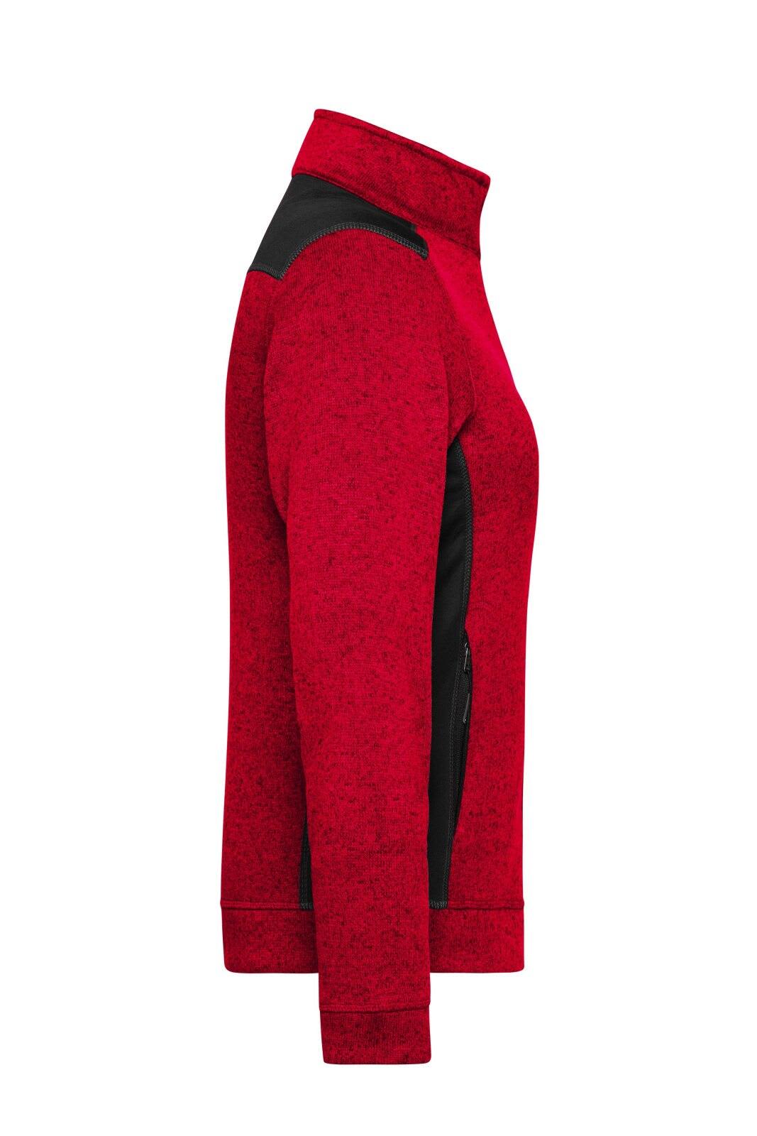 Ladies Knitted Workwear Fleece Jacket