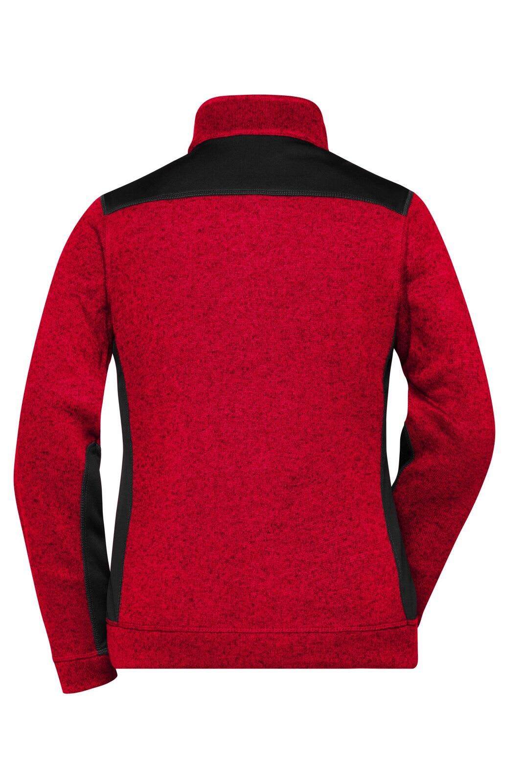 Ladies Knitted Workwear Fleece Jacket