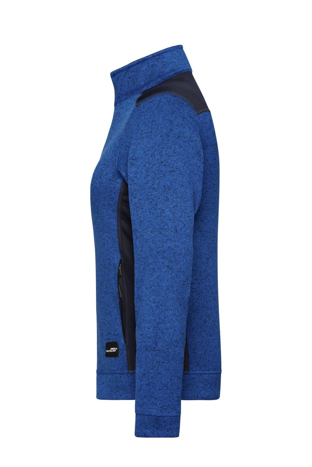 Ladies Knitted Workwear Fleece Jacket