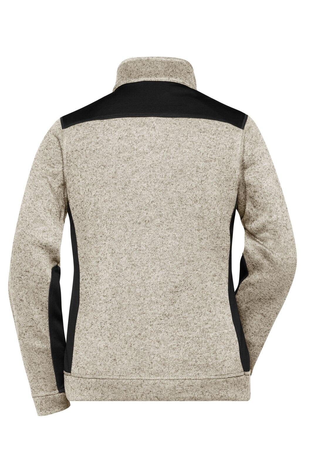 Ladies Knitted Workwear Fleece Jacket