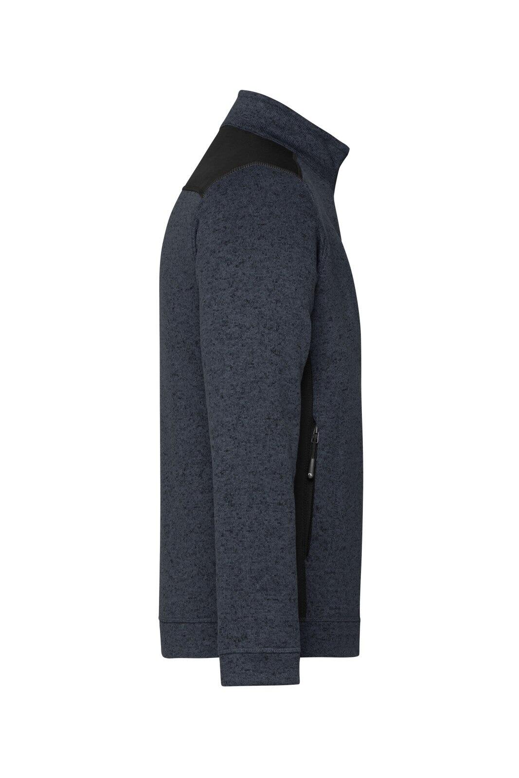 Mens Knitted Workwear Fleece Jacket