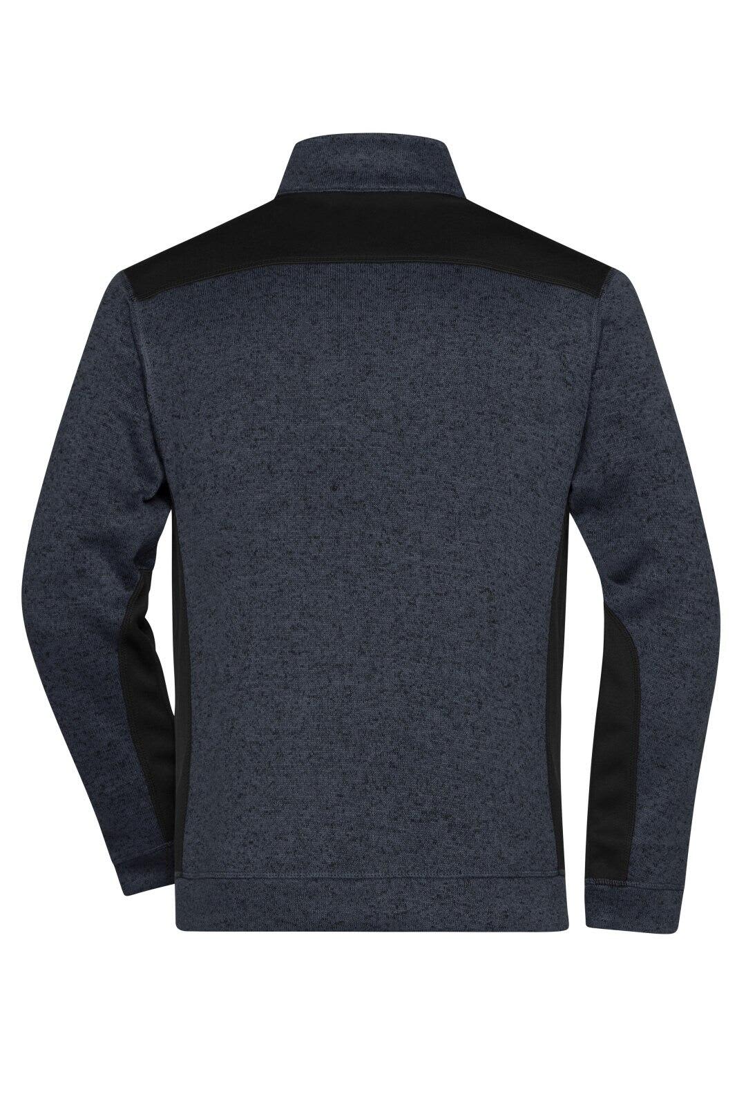 Mens Knitted Workwear Fleece Jacket