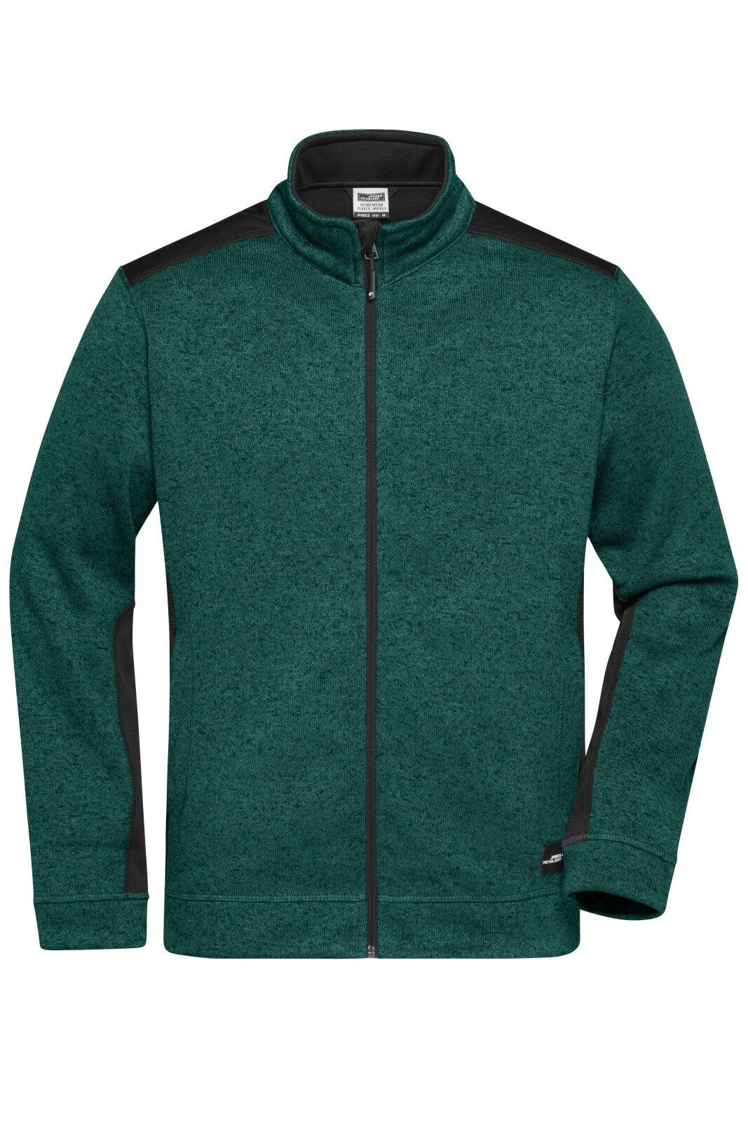 Mens Knitted Workwear Fleece Jacket