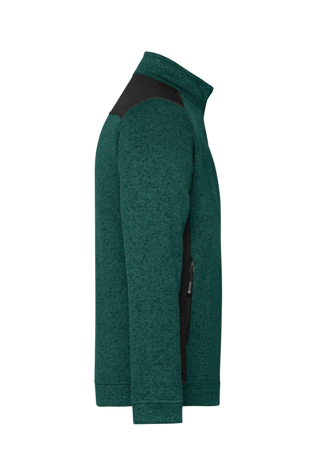 Mens Knitted Workwear Fleece Jacket