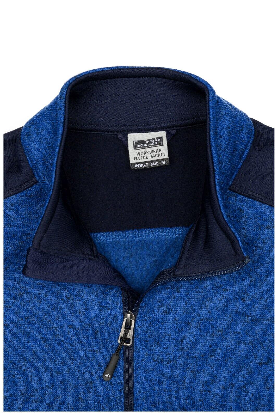 Mens Knitted Workwear Fleece Jacket