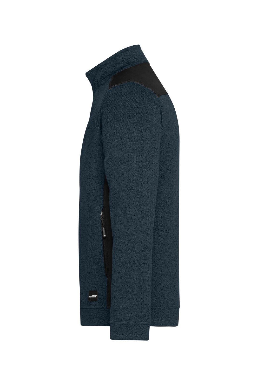 Mens Knitted Workwear Fleece Jacket