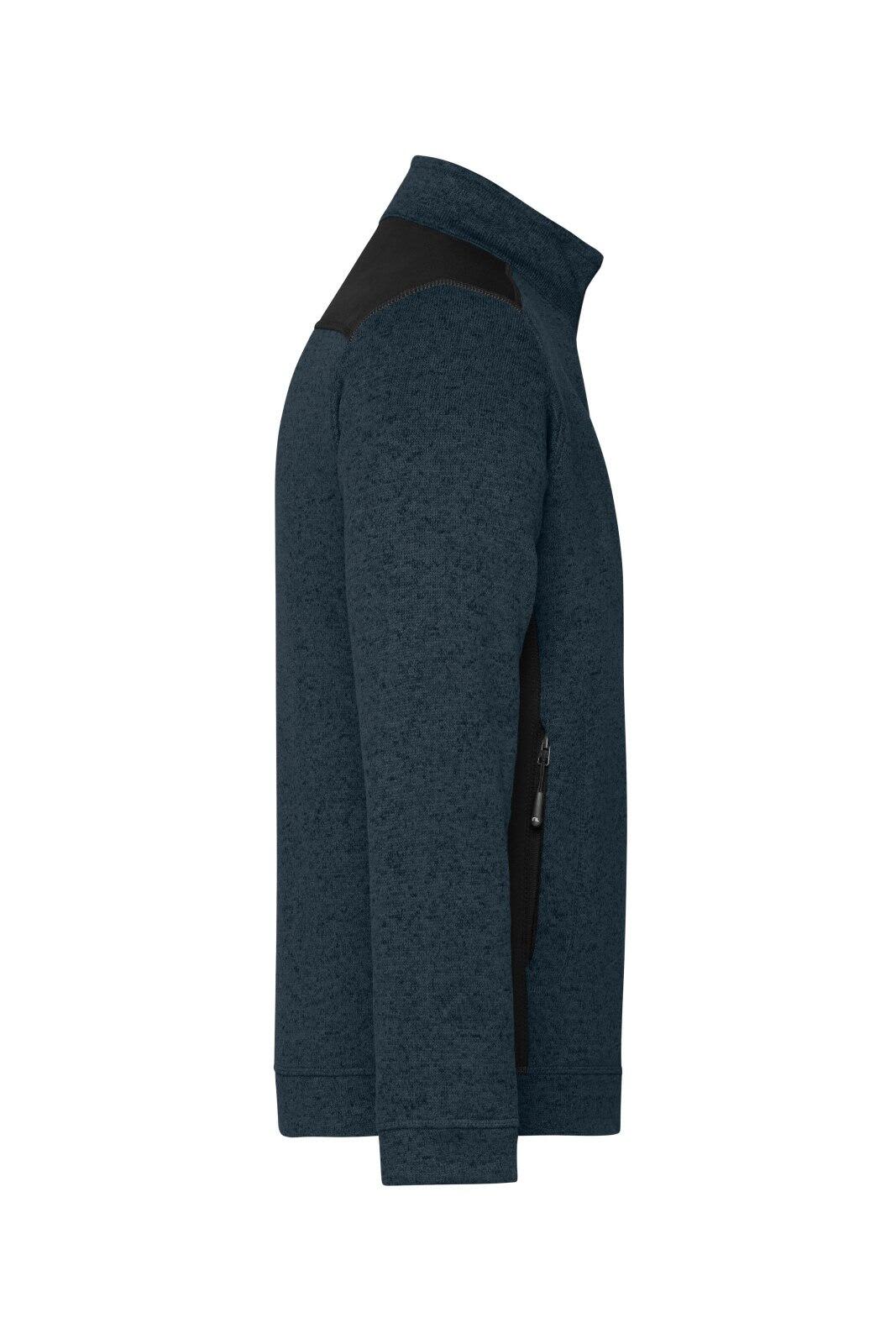 Mens Knitted Workwear Fleece Jacket