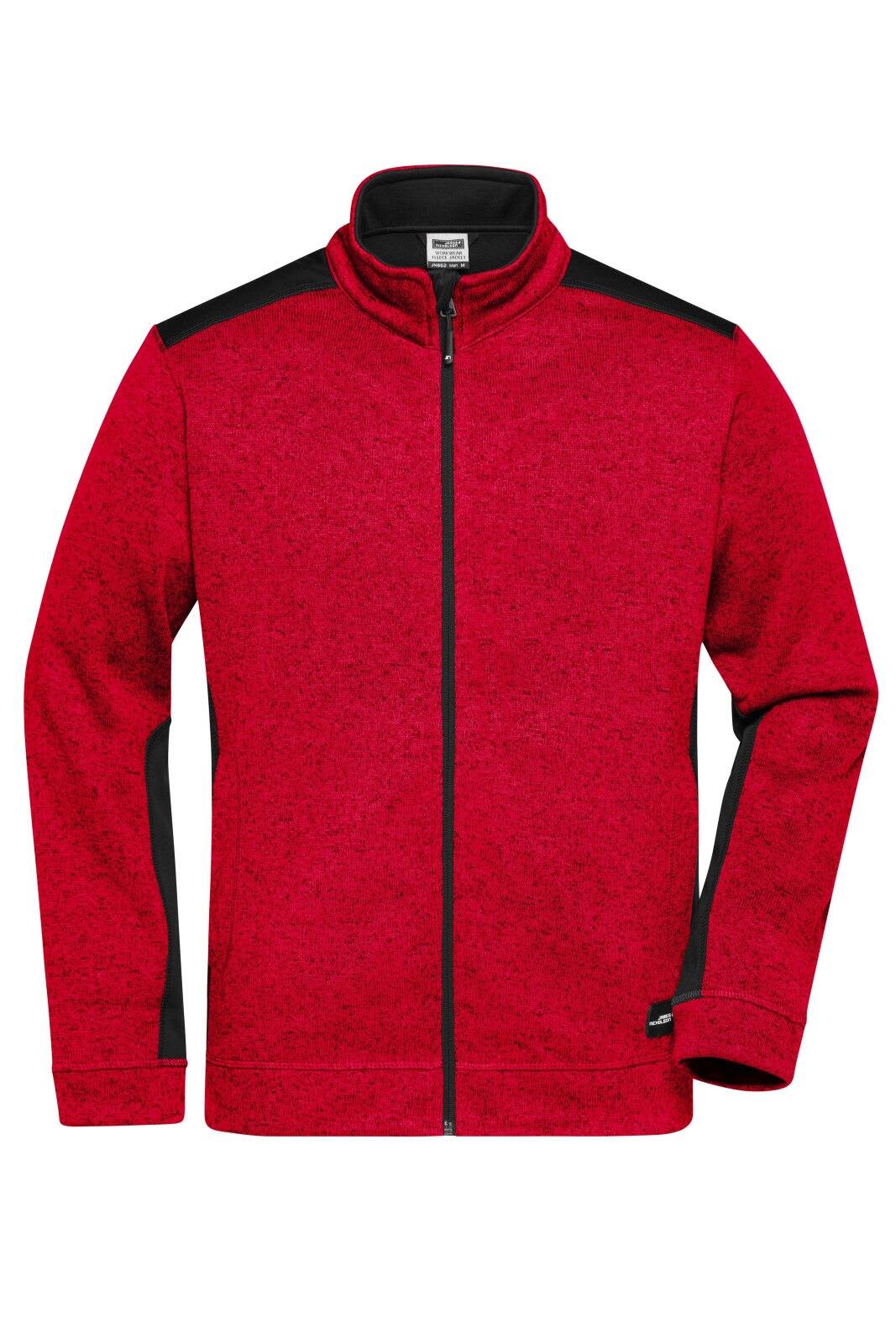 Mens Knitted Workwear Fleece Jacket