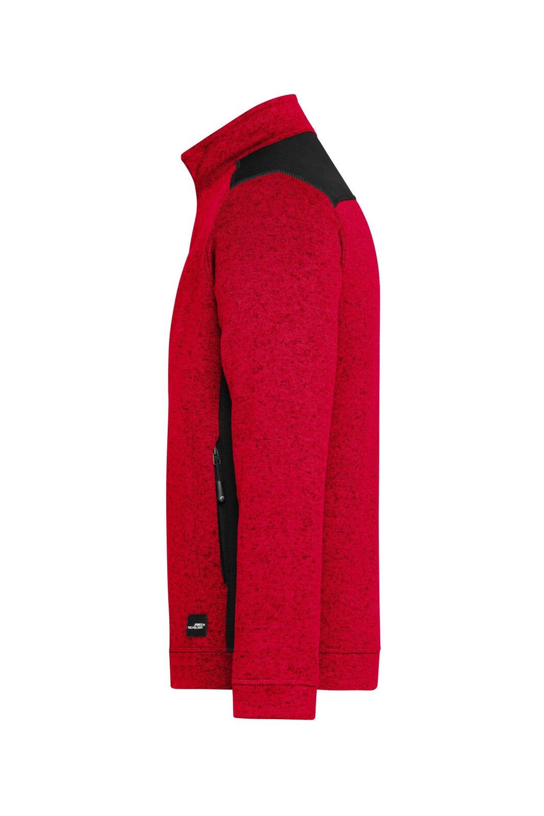 Mens Knitted Workwear Fleece Jacket