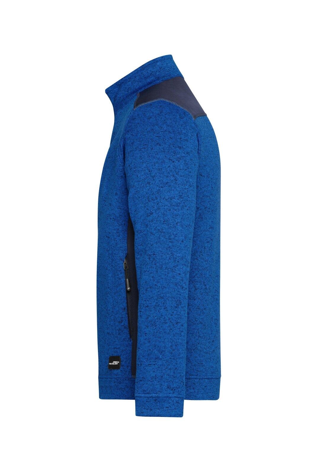 Mens Knitted Workwear Fleece Jacket