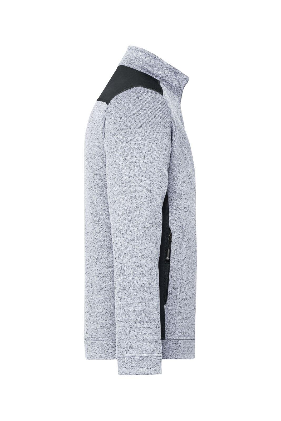 Mens Knitted Workwear Fleece Jacket