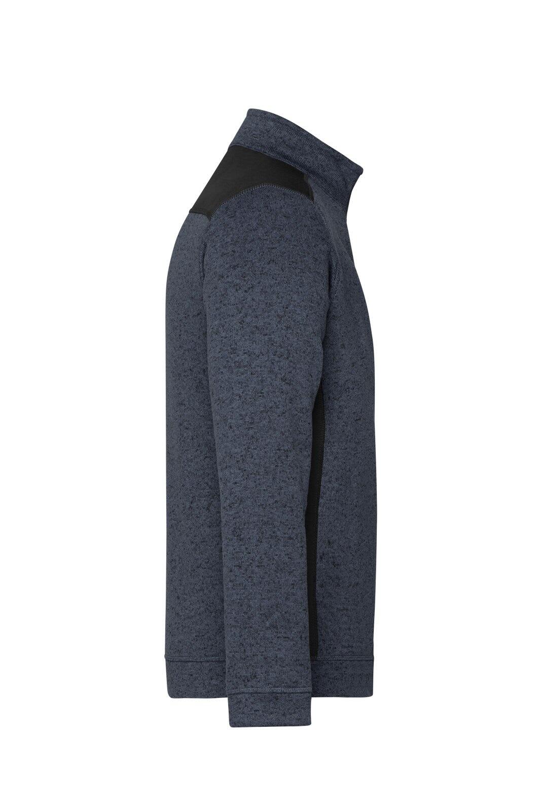 Mens Knitted Workwear Fleece Half-Zip