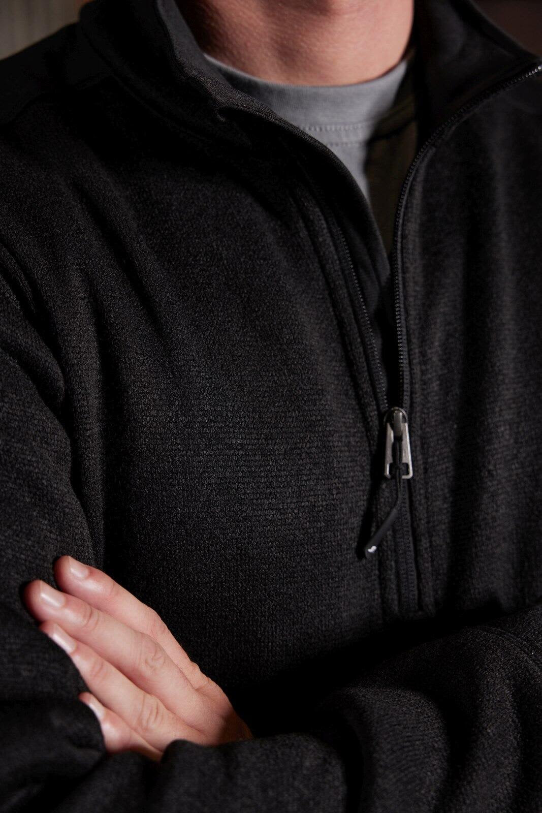 Mens Knitted Workwear Fleece Half-Zip