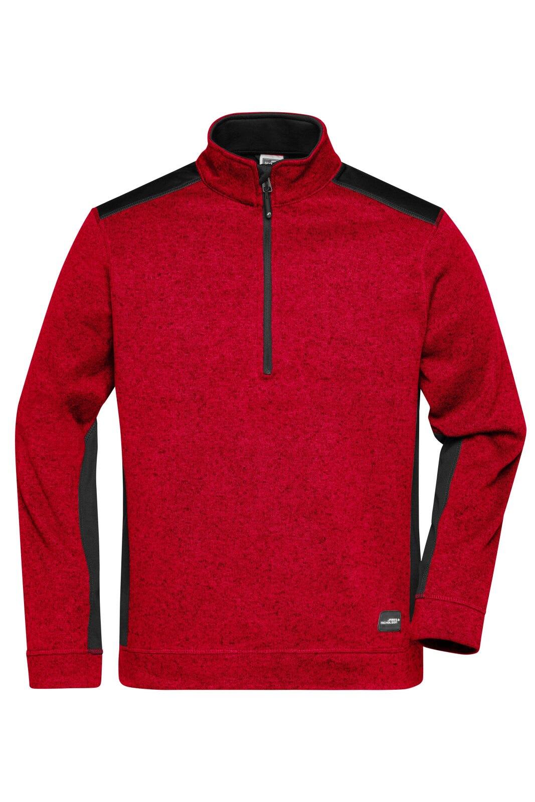 Mens Knitted Workwear Fleece Half-Zip
