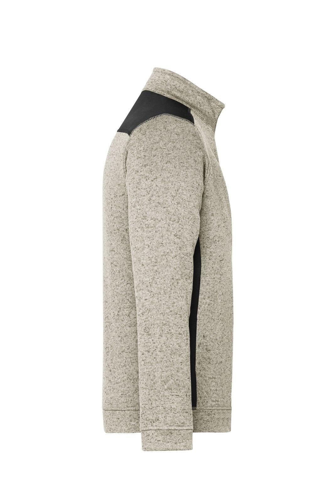 Mens Knitted Workwear Fleece Half-Zip