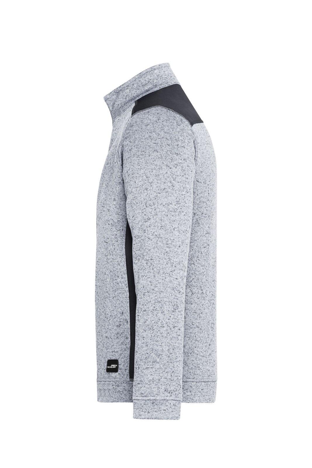Mens Knitted Workwear Fleece Half-Zip