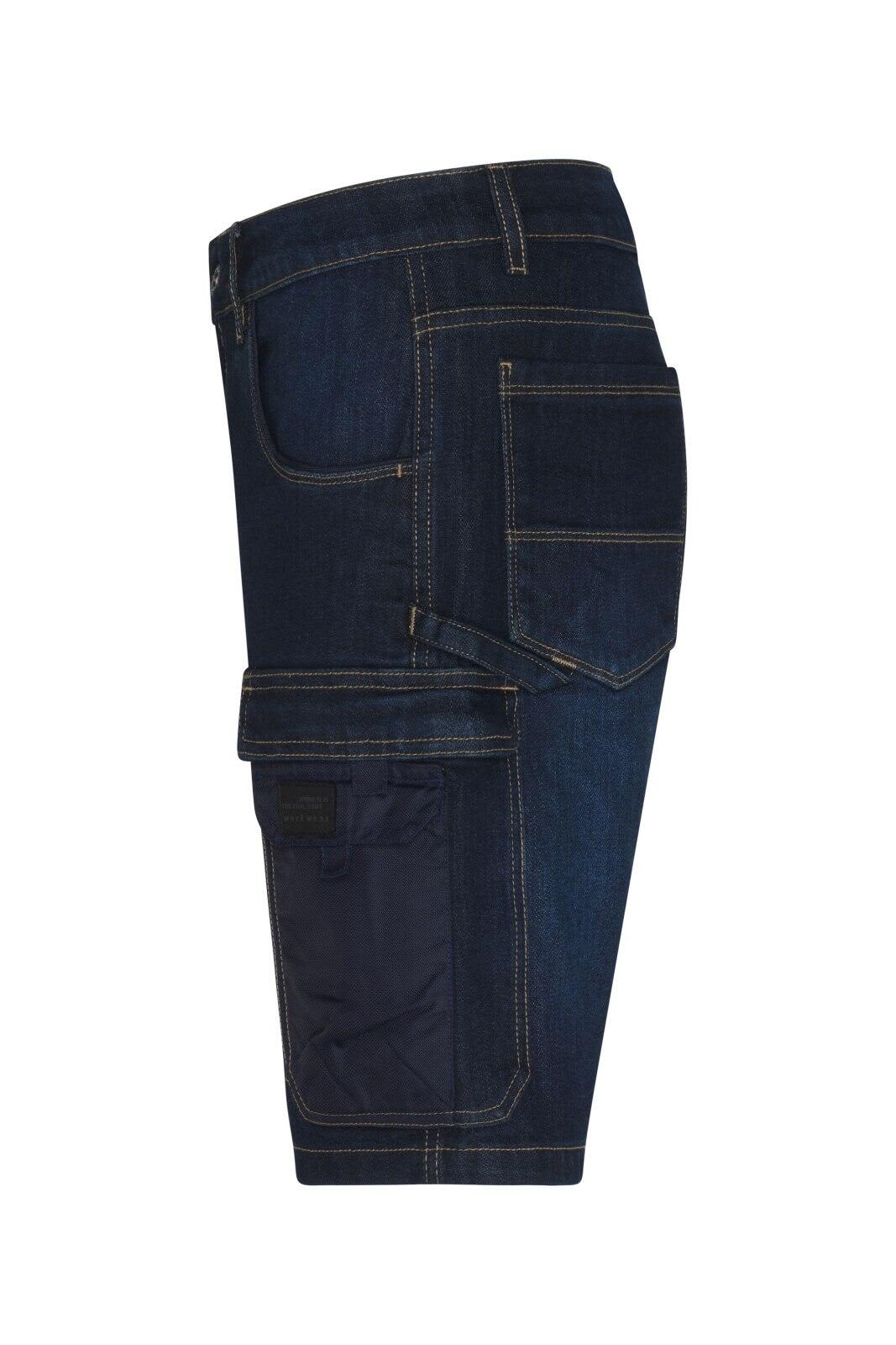 Workwear Stretch Bermuda Jeans