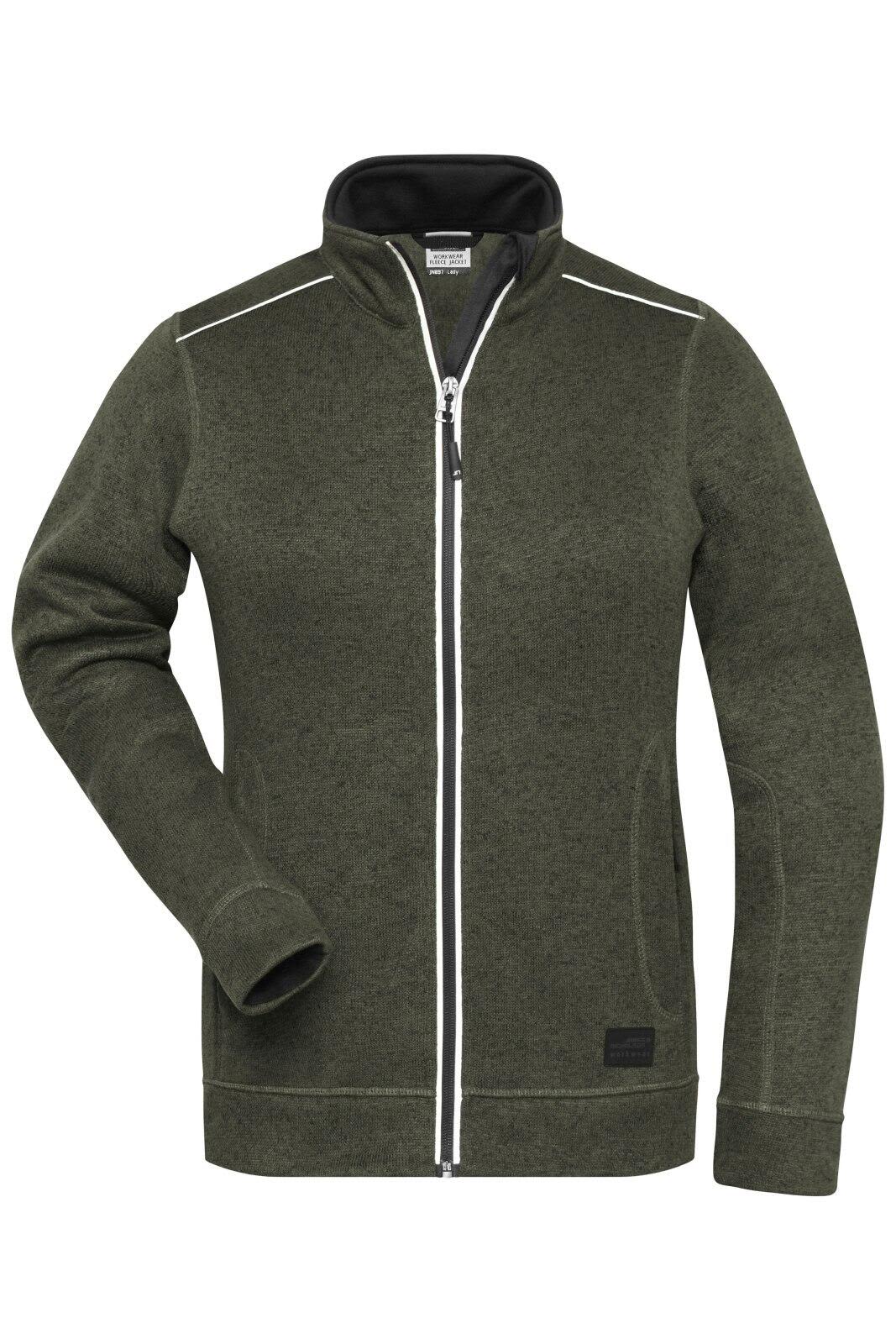 Ladies Knit Workwear Fleece Jacket