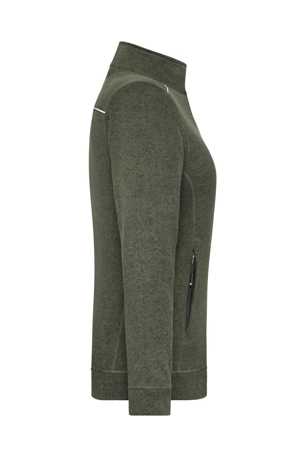 Ladies Knit Workwear Fleece Jacket