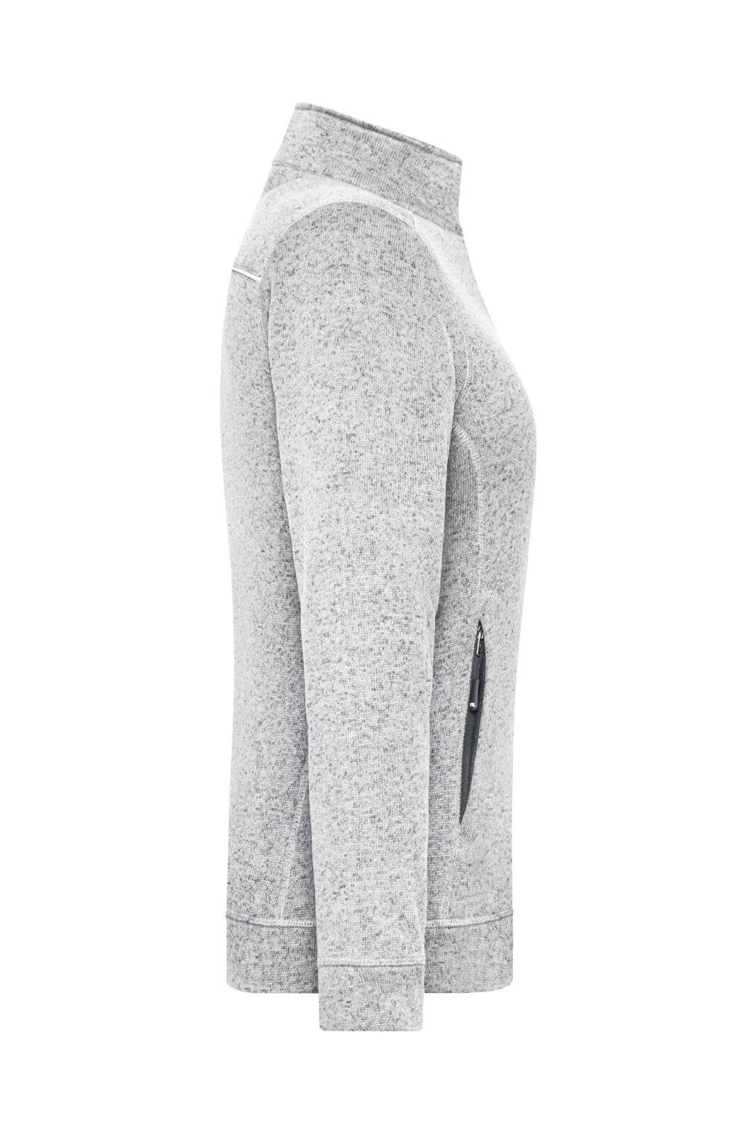 Ladies Knit Workwear Fleece Jacket