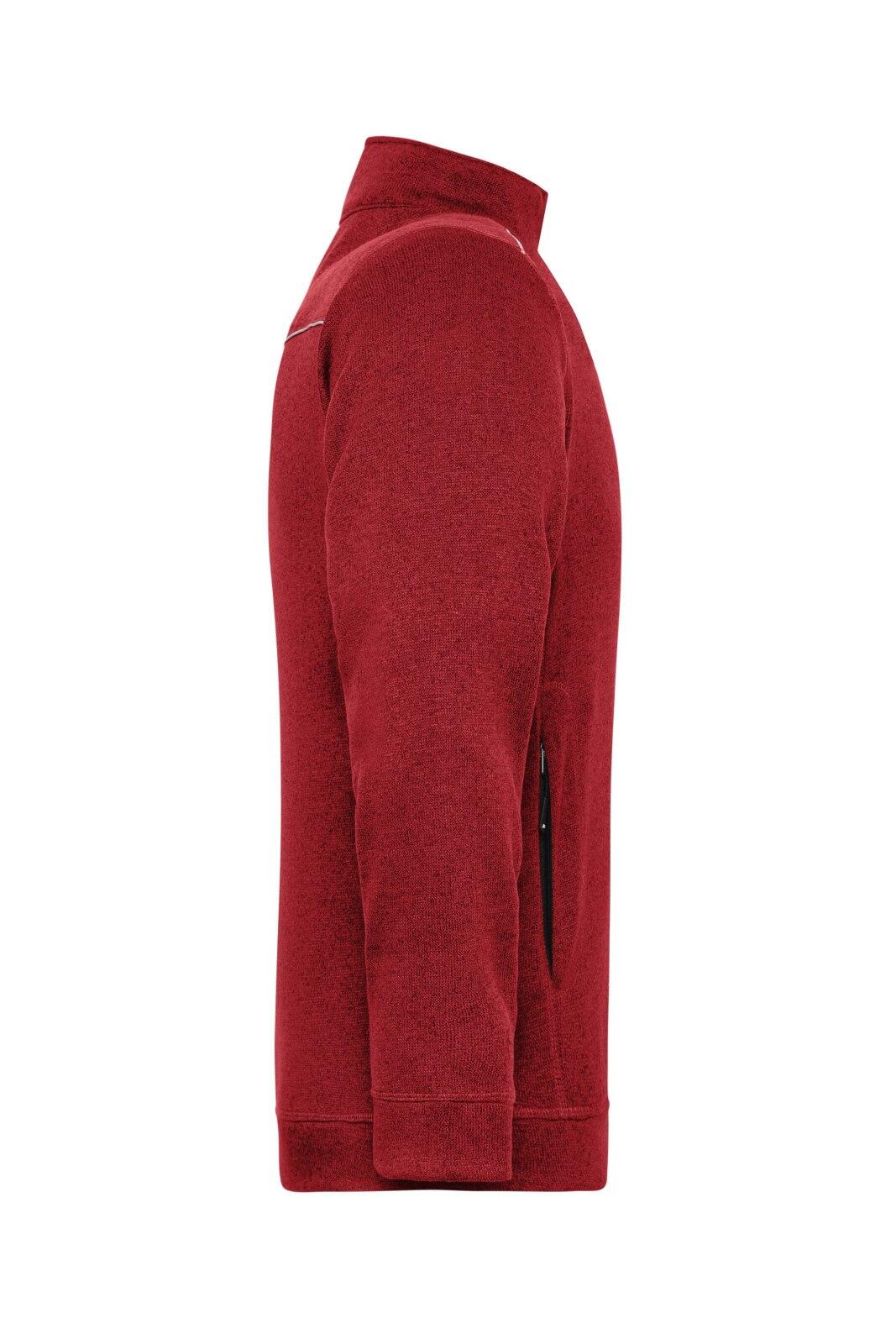 Mens Knit Workwear Fleece Jacket