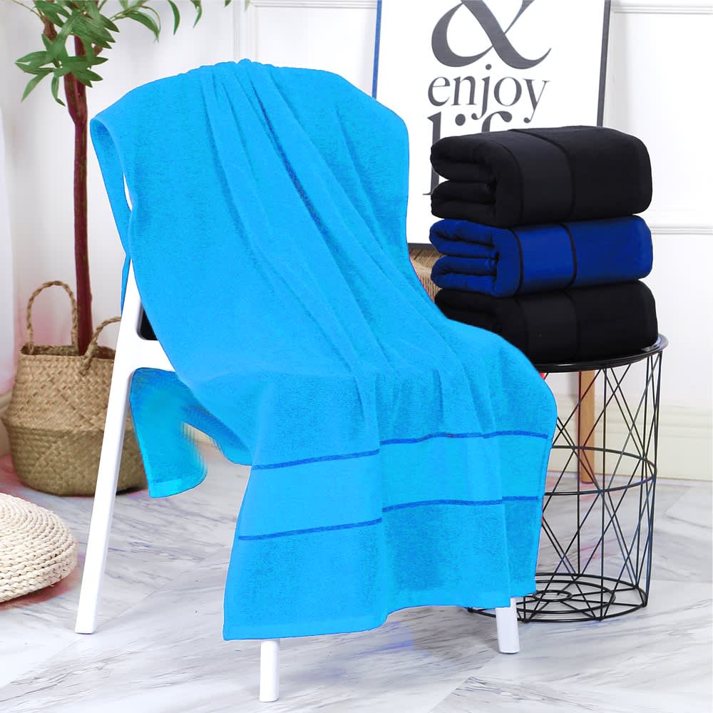 Sunny cotton bath towel