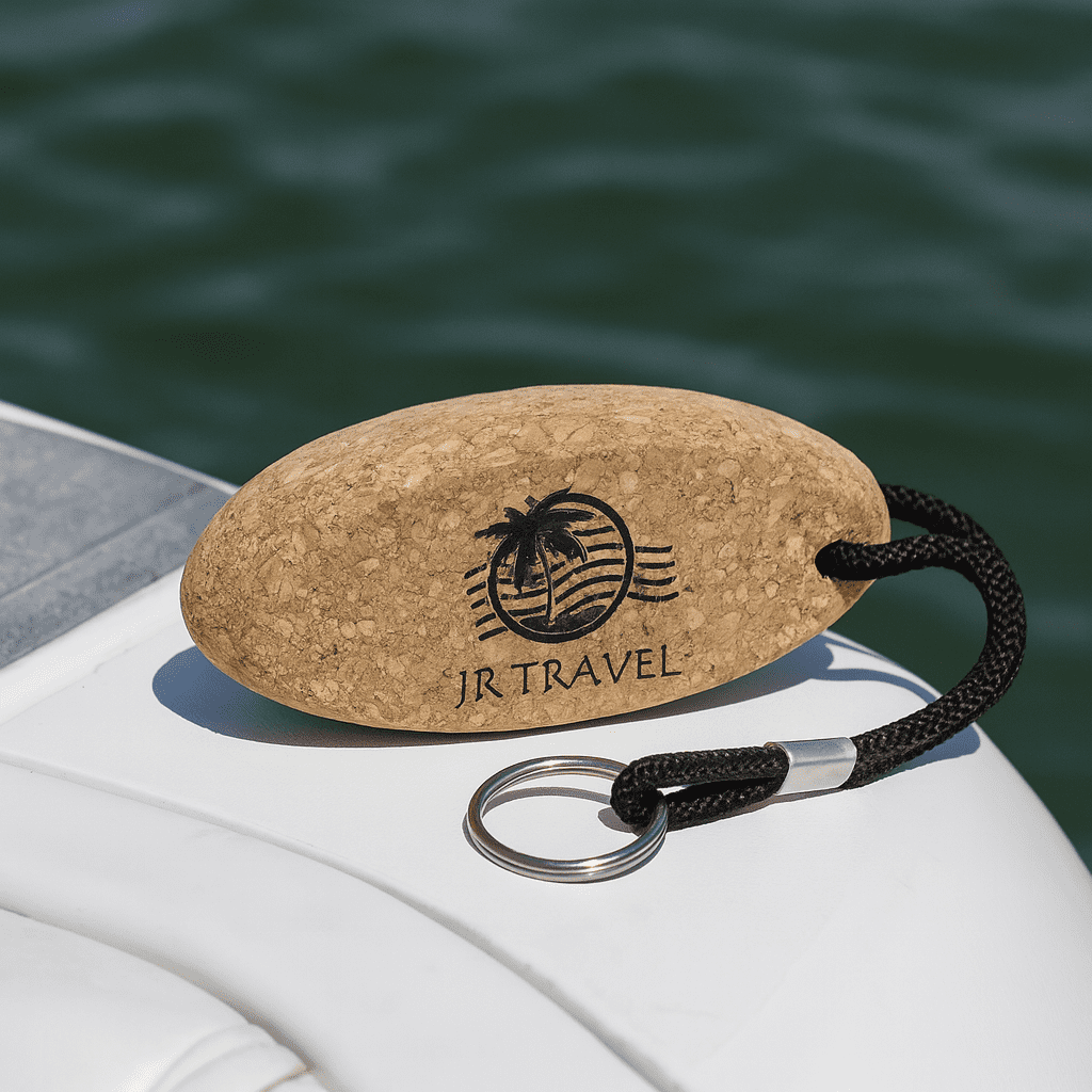 Cork Floating Keychain