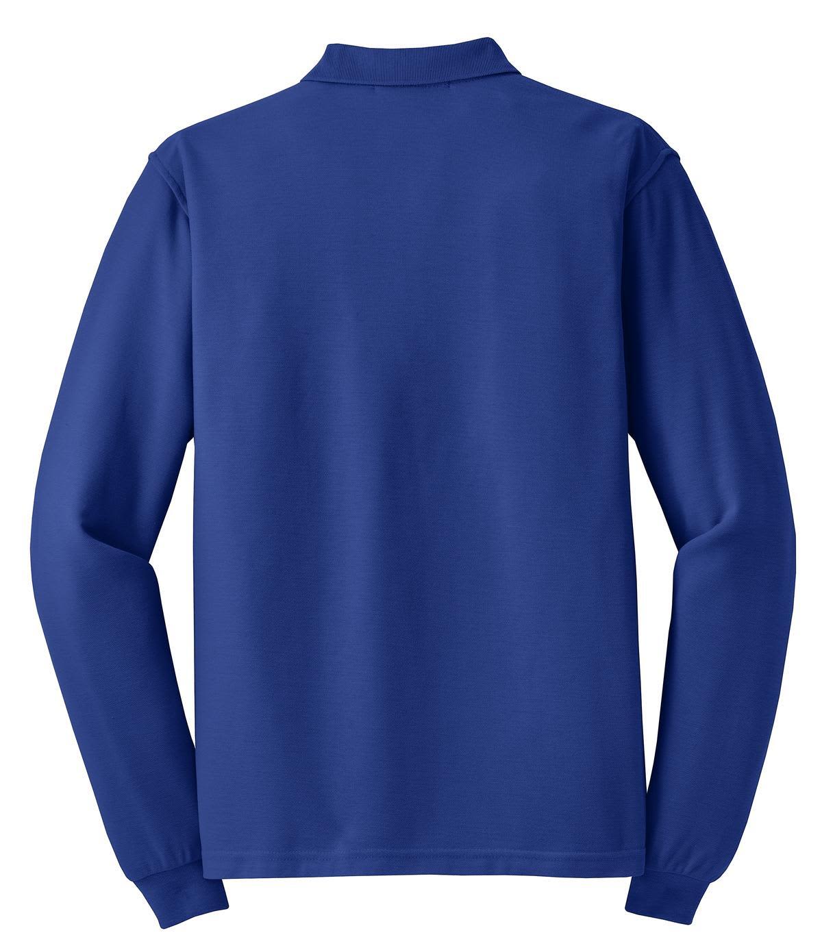 Port Authority Silk Touch Long Sleeve Polo