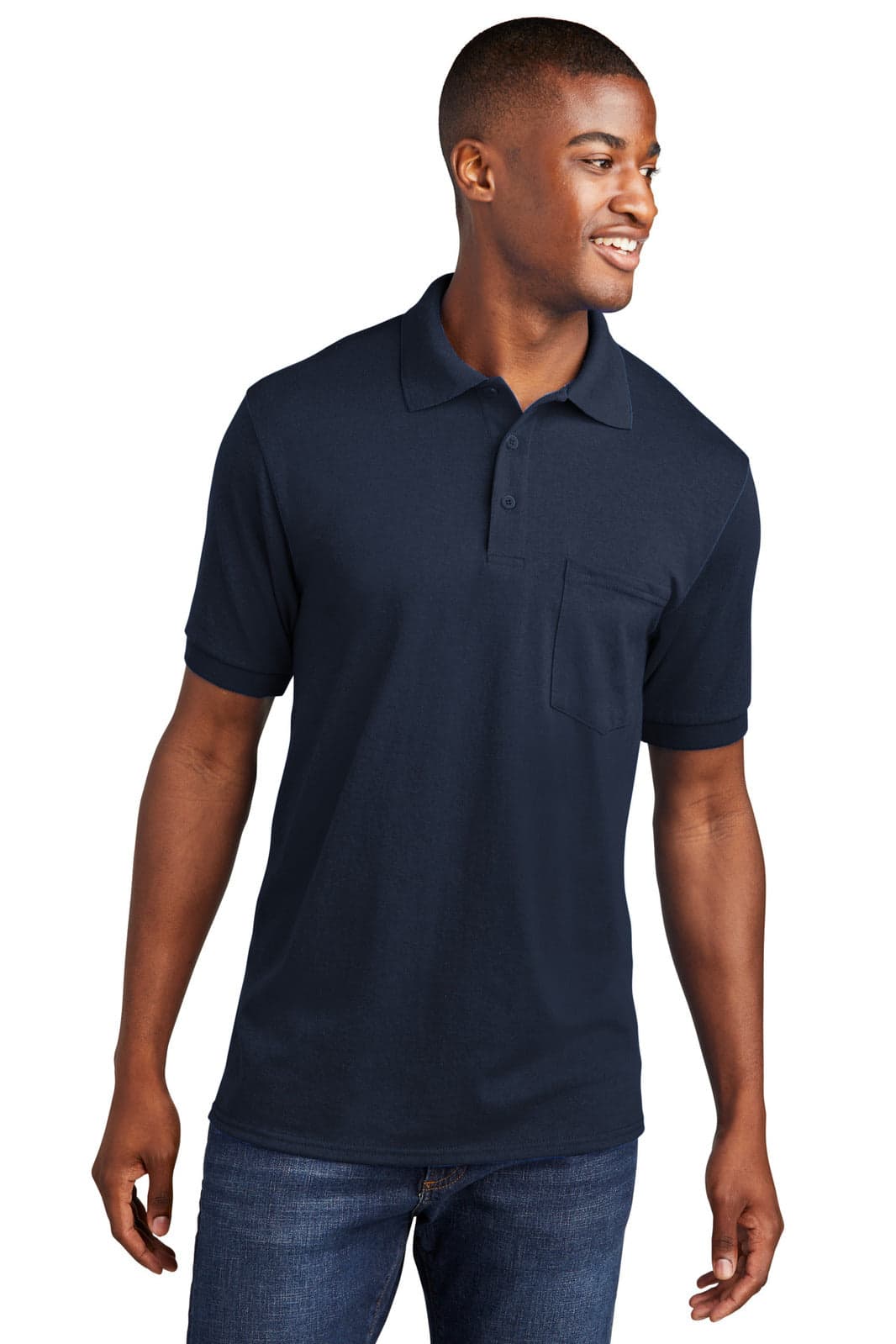 Port & Company Core Blend Jersey Knit Pocket Polo