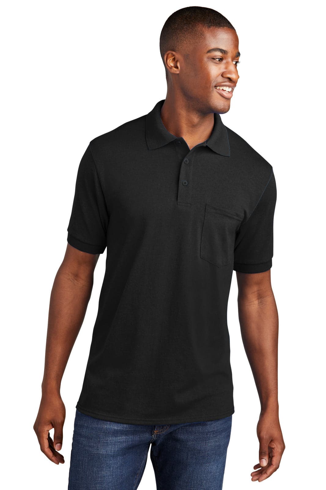 Port & Company Core Blend Jersey Knit Pocket Polo