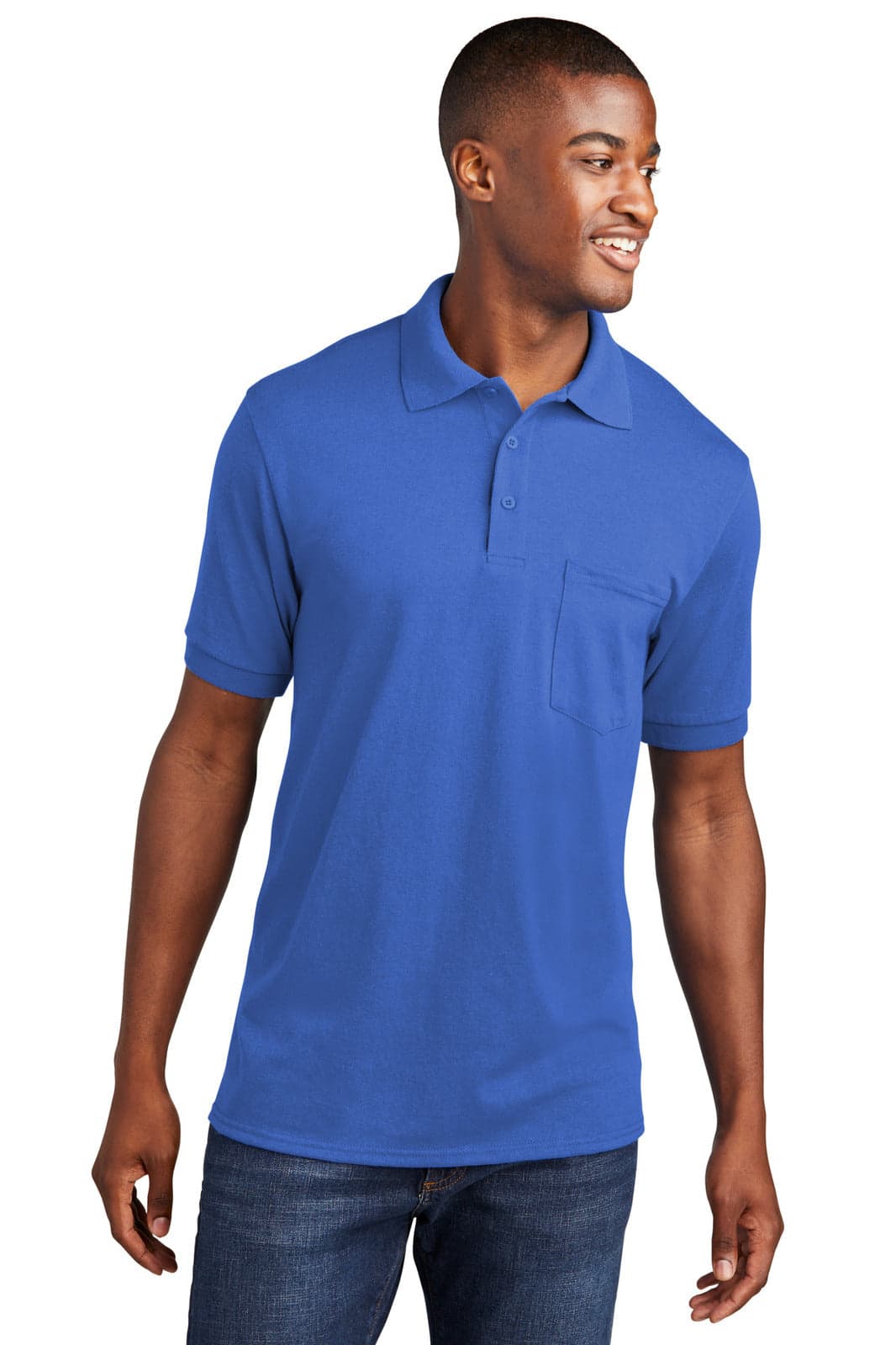 Port & Company Core Blend Jersey Knit Pocket Polo