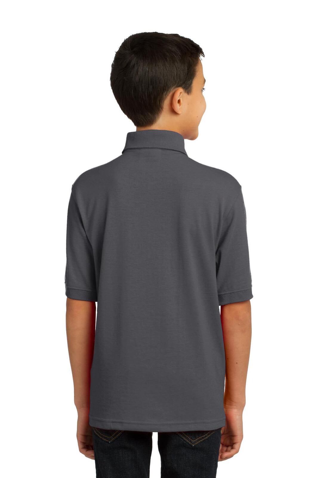Port & Company Youth Core Blend Jersey Knit Polo
