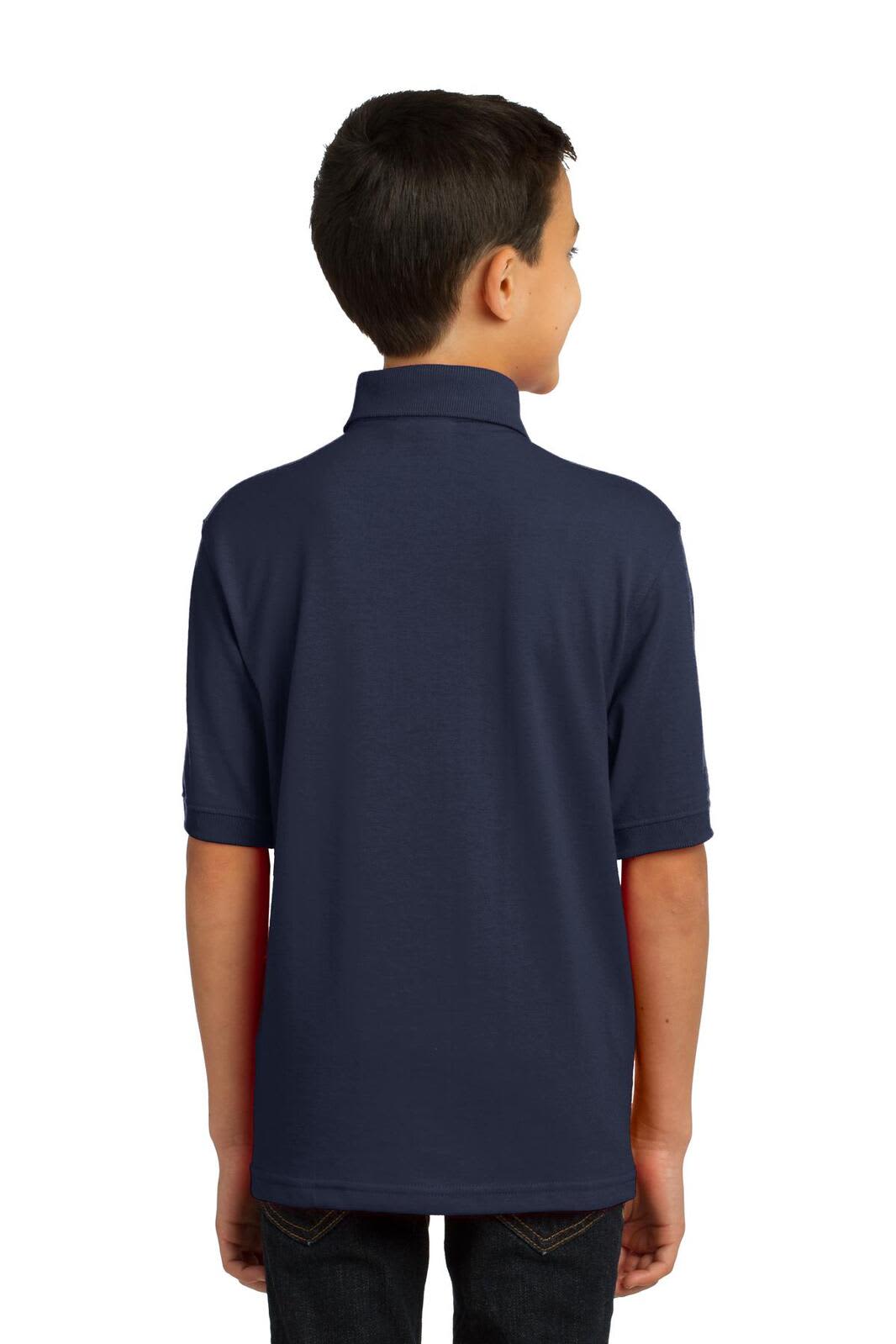 Port & Company Youth Core Blend Jersey Knit Polo
