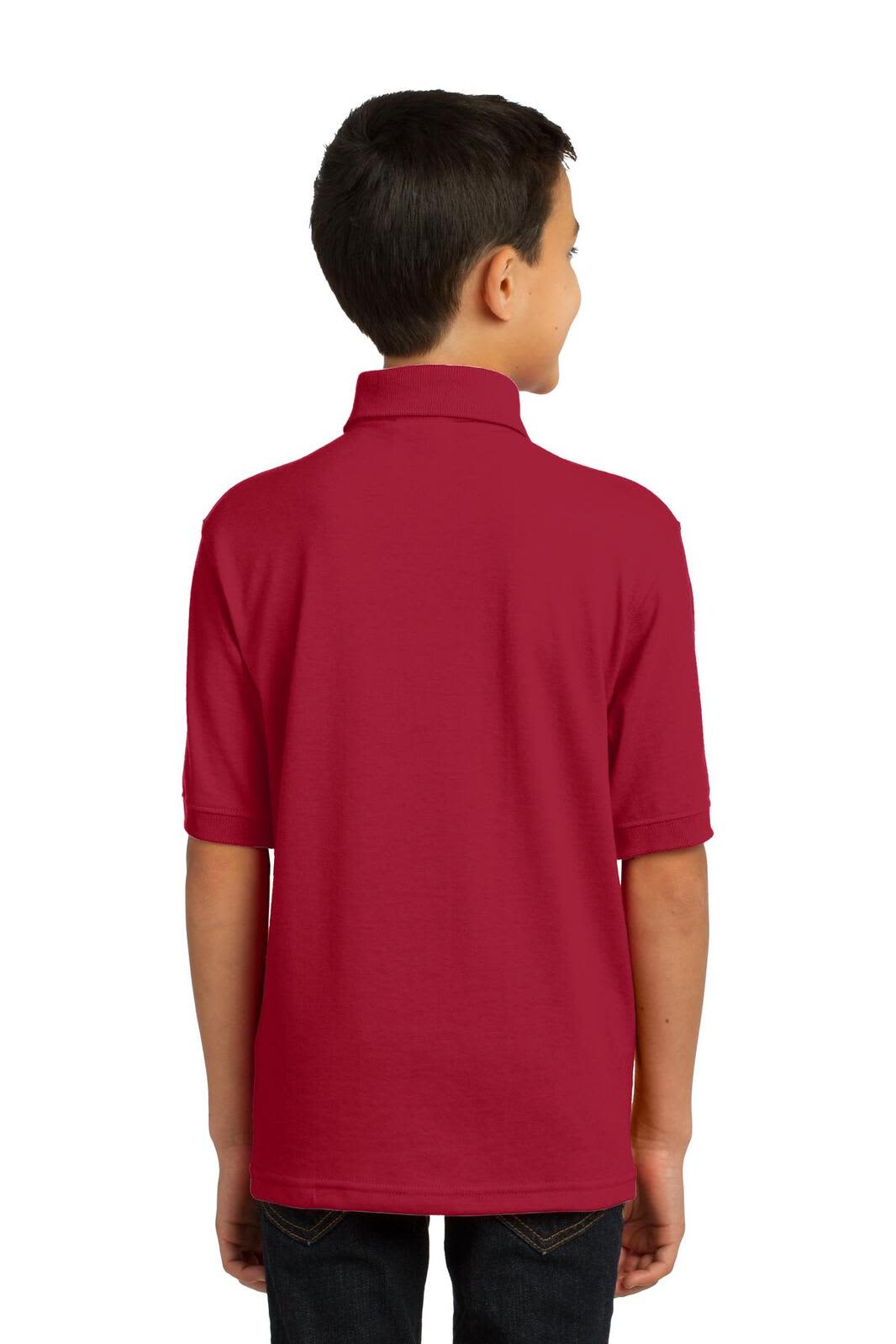 Port & Company Youth Core Blend Jersey Knit Polo