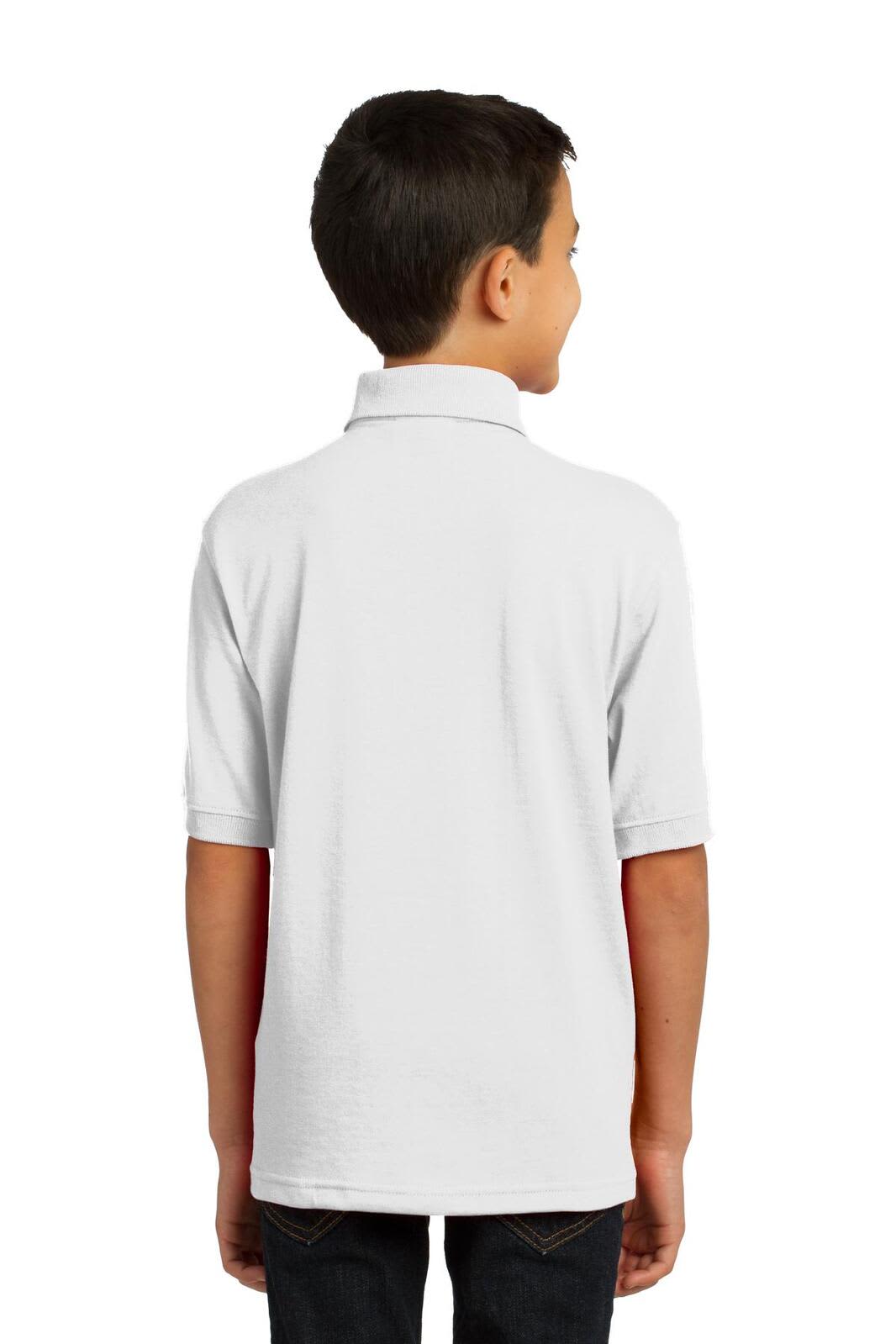 Port & Company Youth Core Blend Jersey Knit Polo