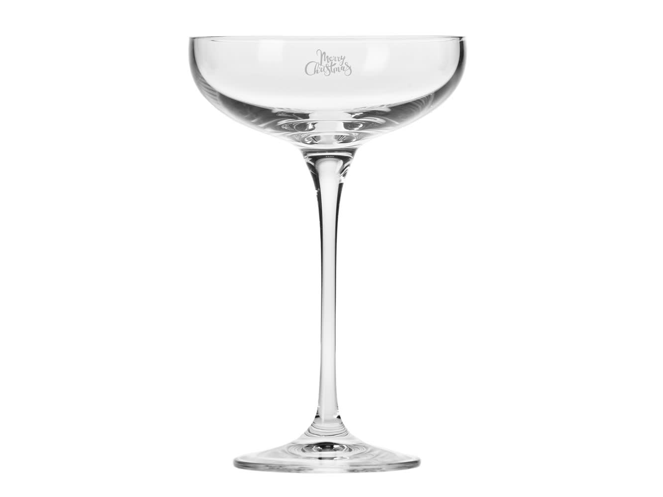 Krosno Harmony Champagne Coupe 240ML 6pc Gift Boxed