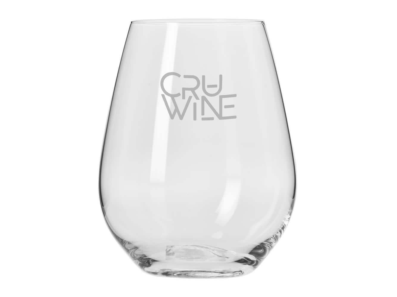Krosno Harmony Stemless Wine Glass 440ML 6pc Gift Boxed