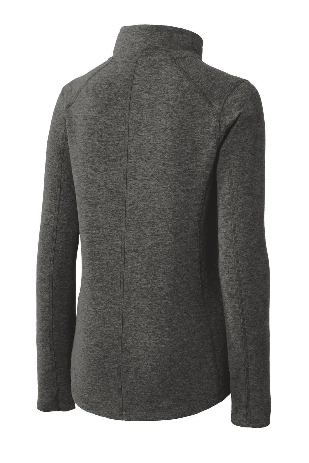 Port Authority Ladies Heather Microfleece Full-Zip Jacket