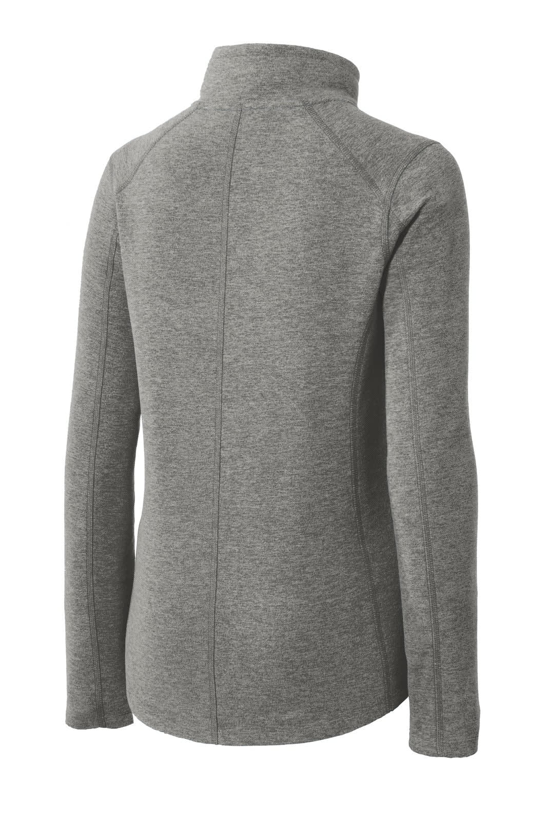 Port Authority Ladies Heather Microfleece Full-Zip Jacket