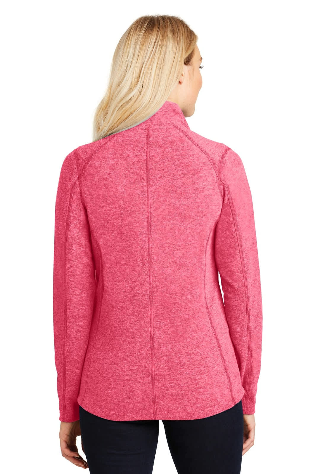 Port Authority Ladies Heather Microfleece Full-Zip Jacket