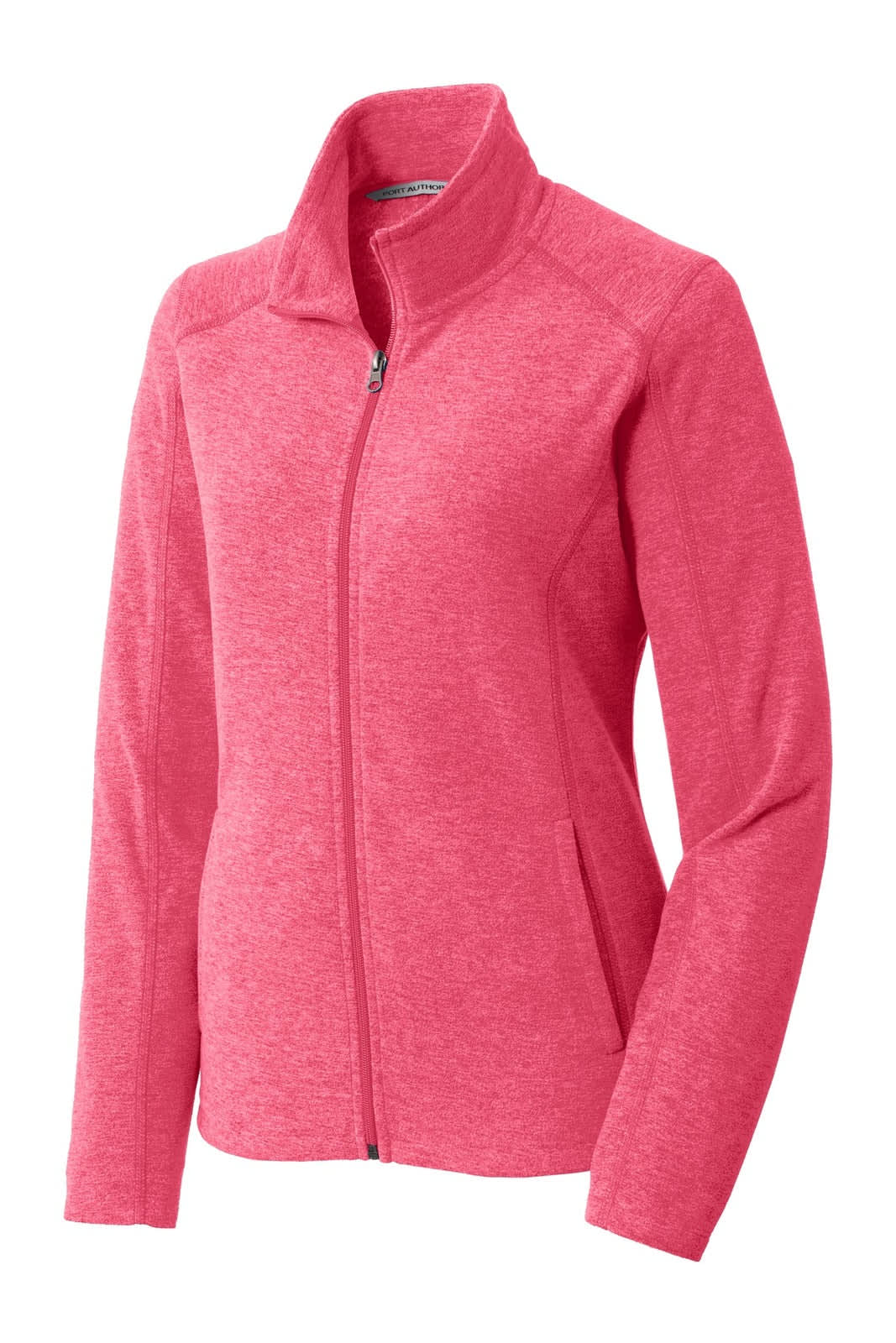 Port Authority Ladies Heather Microfleece Full-Zip Jacket