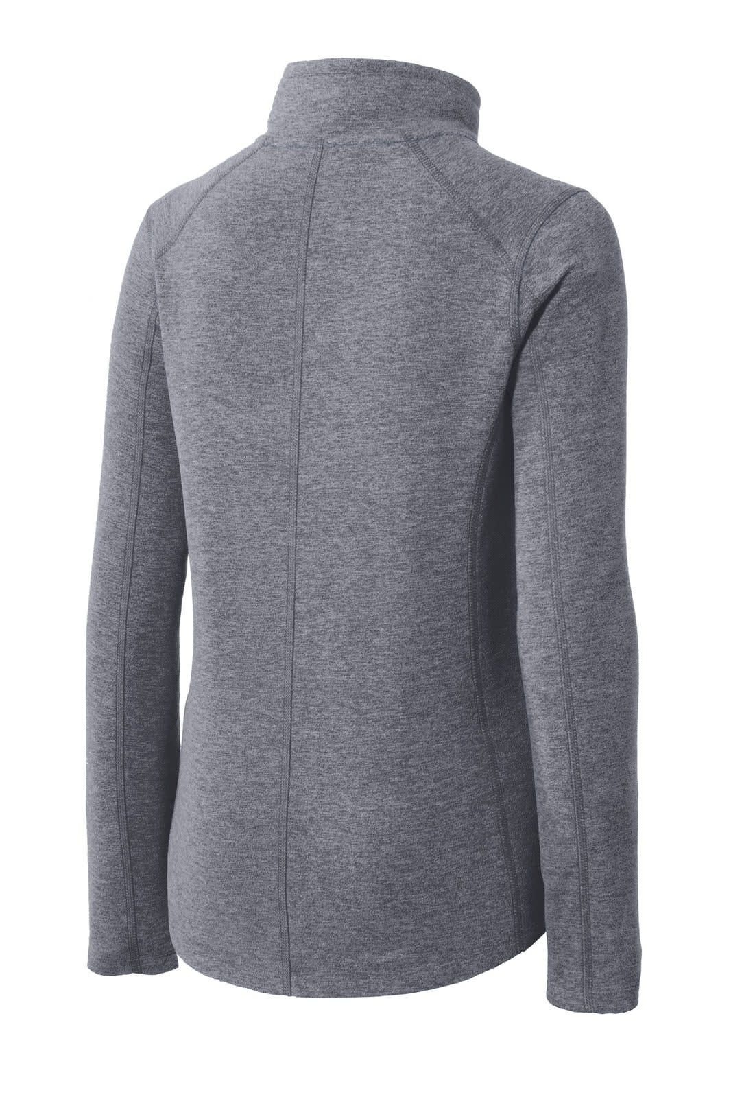 Port Authority Ladies Heather Microfleece Full-Zip Jacket