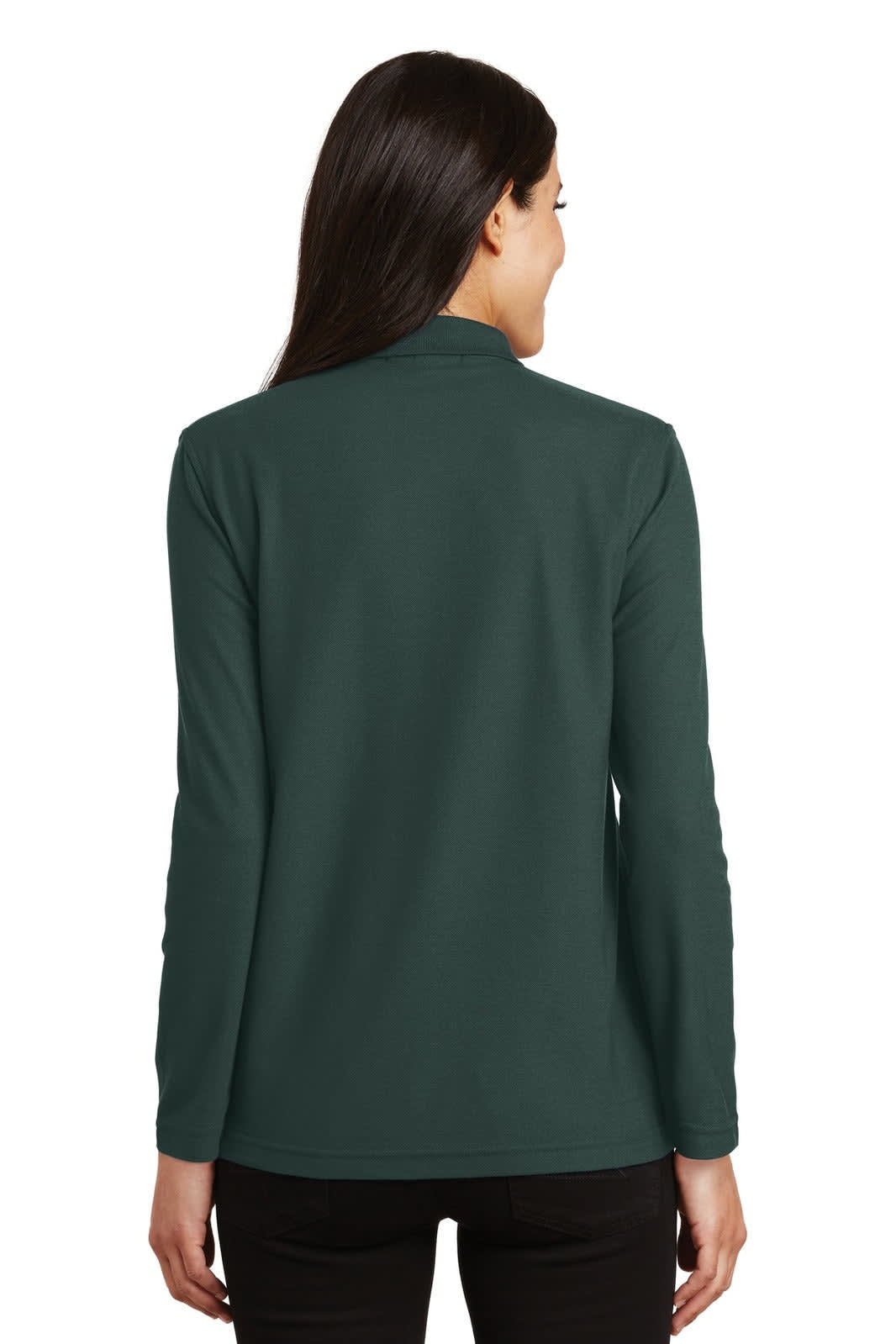 Port Authority Ladies Silk Touch Long Sleeve Polo