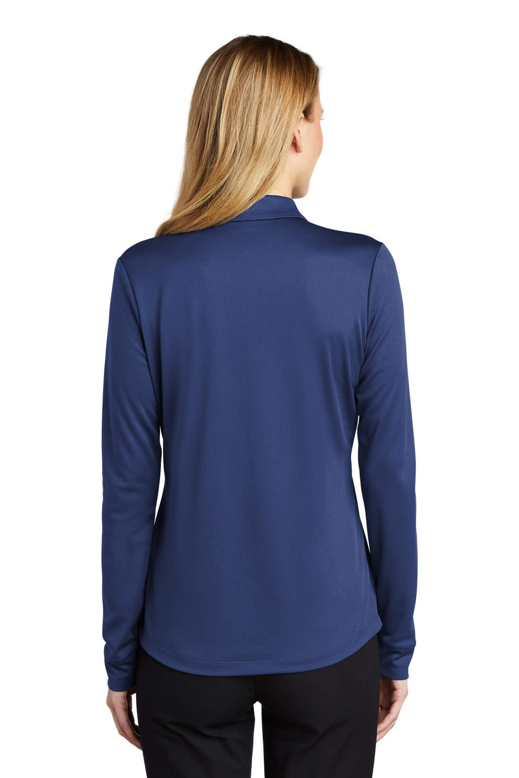 Port Authority Ladies Silk Touch Performance Long Sleeve Polo
