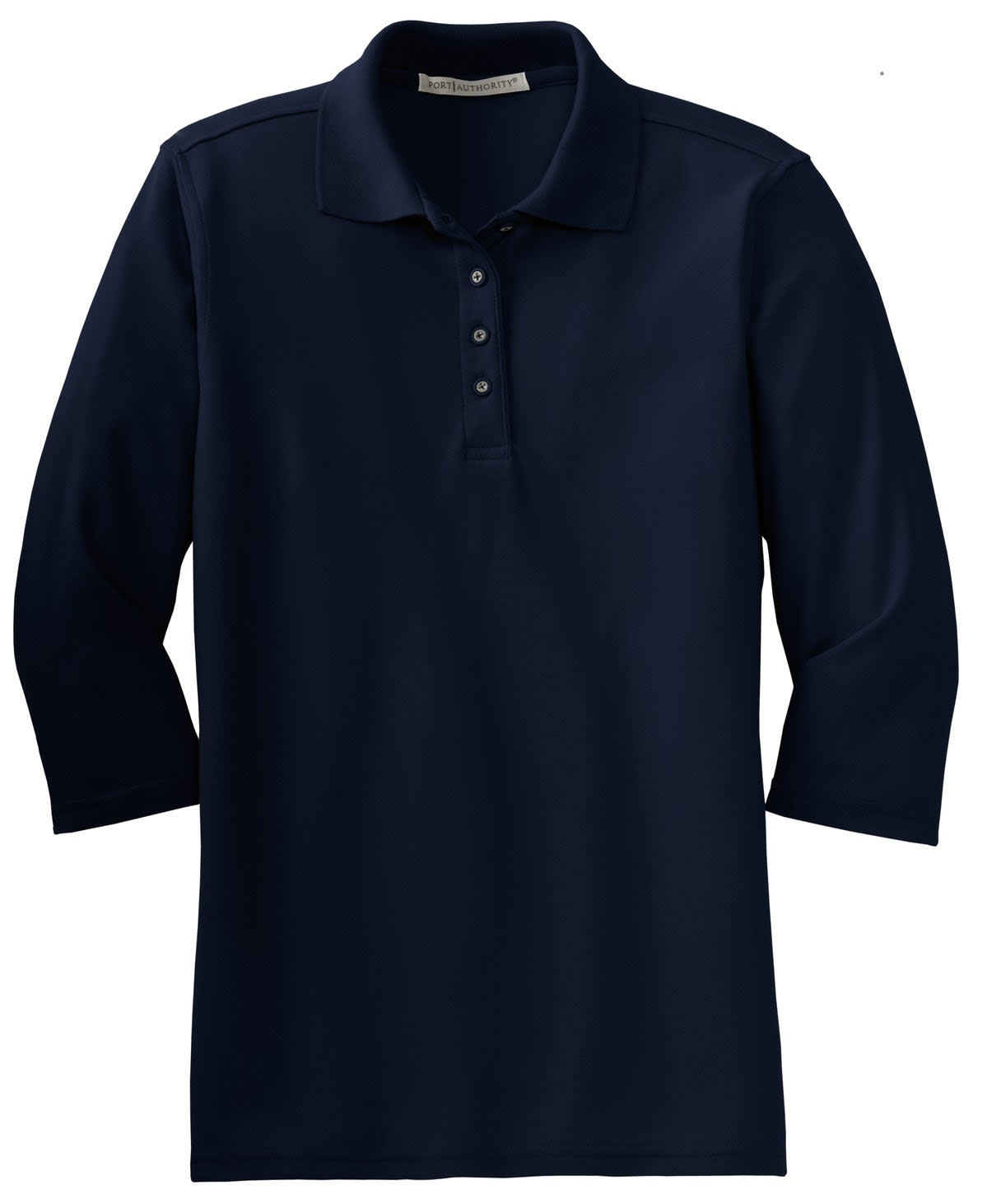 Port Authority Ladies Silk Touch 3/4-Sleeve Polo